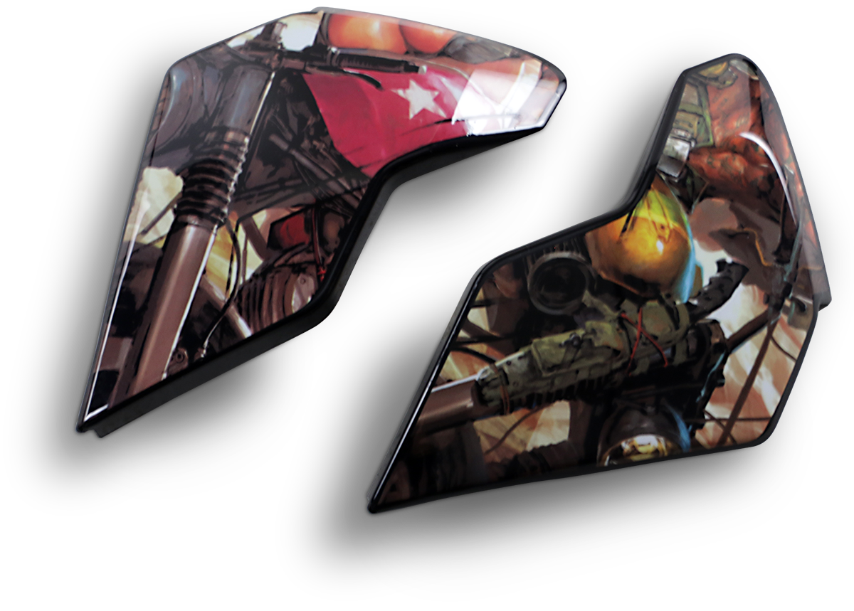 Airflite™ Helmet Side Plates — Pleasuredome