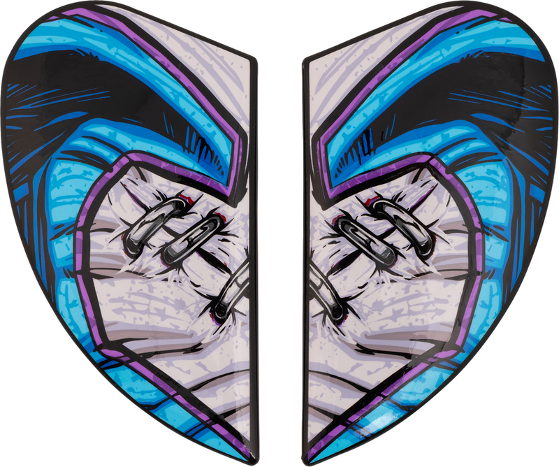 Airframe Pro™ Helmet Side Plates — Krazy Klown 2