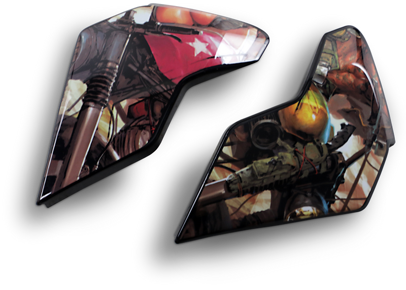 Airflite™ Helmet Side Plates — Pleasuredome