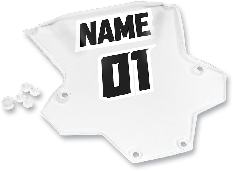 Sentinel XP Roost Deflector Clear Number Plate