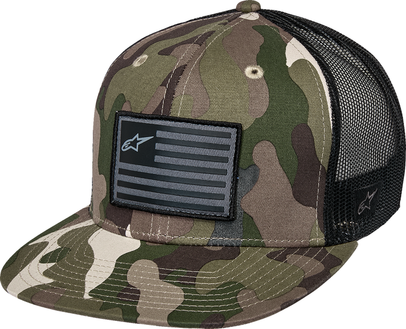 Flag Flat Trucker Hat
