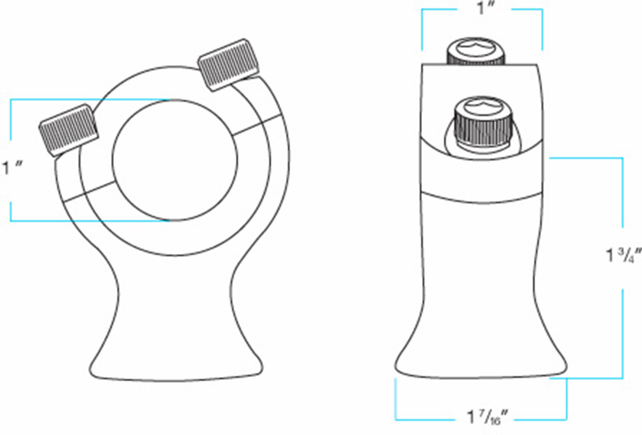 1-3/4" Slimline Handlebar Risers