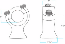 1-3/4" Slimline Handlebar Risers