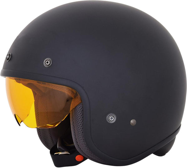 Z1R Open Face Helmet Saturn SV Matte Black – HelmetCountry.com